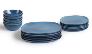 Σετ πιάτων Lott 18 τεμαχίων - Ανοιχτό Μπλε 8720604887266 Lifa-Living Σετ πιάτων Lott 18 τεμαχίων - Ανοιχτό Μπλε 8720604887266 Lifa-Living