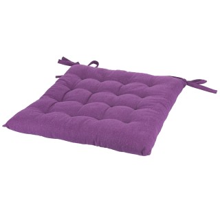 Galileo Σετ 5 τμχ  Μαξιλάρι Καρέκλας με Δεσίματα 40x40 cm σε Μωβ Με...