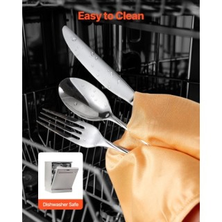 VEVOR Σετ Μαχαιροπίρουνα Ανοξείδωτο Ατσάλι 30 Τεμαχίων για 6 Άτομα ...