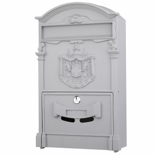 BAKAJI Γραμματοκιβώτιο Τοίχου Αλουμινίου Εξωτερικού Χώρου με Κλειδ... BAKAJI Γραμματοκιβώτιο Τοίχου Αλουμινίου Εξωτερικού Χώρου με Κλειδ...