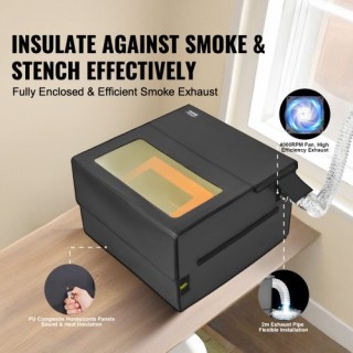 VEVOR  Πυρίμαχο Κάλυμμα Χαρακτικού Λέιζερ 80x80x50 εκ.  JGDKJBHZJGD...