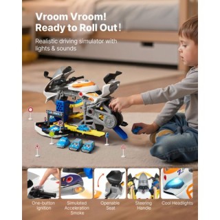 VEVOR Σετ Παιχνιδιού Μηχανής με Αποσπώμενα Μέρη, Φώτα & Ήχους για Π... VEVOR Σετ Παιχνιδιού Μηχανής με Αποσπώμενα Μέρη, Φώτα & Ήχους για Π...