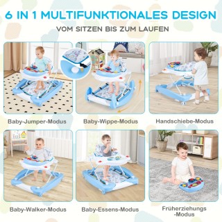 Costway Πολυλειτουργικός Παιδικός Περιπατητής με Αποσπώμενη Πλακέτα... Costway Πολυλειτουργικός Παιδικός Περιπατητής με Αποσπώμενη Πλακέτα...