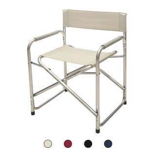 Galileo Καρέκλα σκηνοθέτη με μπράτσα αναδιπλούμενη σε αλουμίνιο, κά...