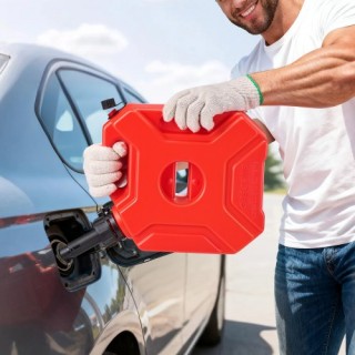 VEVOR Κόκκινο Δοχείο Καυσίμου 5L με Στόμιο και Κλείδωμα, Μέγ. Ροή 1... VEVOR Κόκκινο Δοχείο Καυσίμου 5L με Στόμιο και Κλείδωμα, Μέγ. Ροή 1...