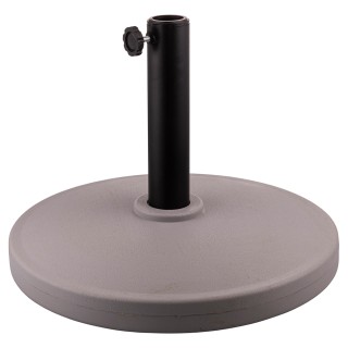 Galileo Βάση για ομπρέλα από σίδερο και τσιμέντο 16 κιλών ανοιχτό γ...