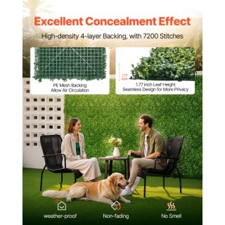 VEVOR Πάνελ Τεχνητού Γρασιδιού 60 x 120 ίντσες για Διακόσμηση PJSRZ... VEVOR Πάνελ Τεχνητού Γρασιδιού 60 x 120 ίντσες για Διακόσμηση PJSRZ...