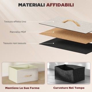 HOMCOM Συρταριέρα με 4 Πτυσσόμενα Συρτάρια και 4 Τσέπες, με 2 Γάντζ... HOMCOM Συρταριέρα με 4 Πτυσσόμενα Συρτάρια και 4 Τσέπες, με 2 Γάντζ...