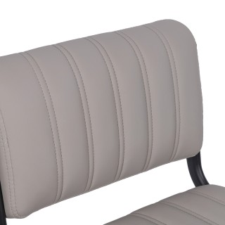 Galileo Περιστρεφόμενο σκαμπό μπαρ με πλάτη και ρυθμιζόμενο ύψος απ...