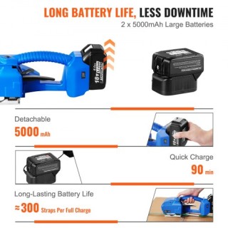 Αυτόματο Ηλεκτρικό Εργαλείο Δεσίματος VEVOR για Λουριά PP/PET 9-16m...