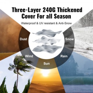 VEVOR Φορητό Καταφύγιο Αποθήκευσης 7x12x7.36ft με Φερμουάρ Πόρτα T... VEVOR Φορητό Καταφύγιο Αποθήκευσης 7x12x7.36ft με Φερμουάρ Πόρτα T...