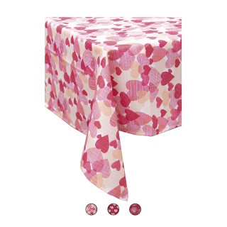 Galileo Τραπεζομάντηλο 140x180 cm αδιάβροχο 8 θέσεων Cuori Sibilla ...