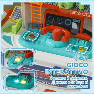 AIYAPLAY  Πάγκος Εργασίας Παιχνίδι 21 Τεμαχίων με Διαστημικό Θέμα μ...