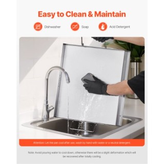 VEVOR Επίπεδη Πλάκα Ψησίματος Ανοξείδωτη 18x16 ιντσών BBQ DCJPBXG18... VEVOR Επίπεδη Πλάκα Ψησίματος Ανοξείδωτη 18x16 ιντσών BBQ DCJPBXG18...