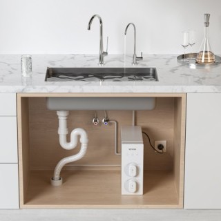 VEVOR Σύστημα Αντίστροφης Όσμωσης 400 GPD 8-Σταδίων Χωρίς Δεξαμενή ...