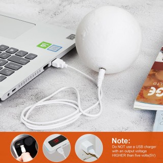 BAKAJI Λαμπάδα Τραπέζι Σελήνη 15cm Φως LED 3 Χρώματα Moon Lamp Μπατ... BAKAJI Λαμπάδα Τραπέζι Σελήνη 15cm Φως LED 3 Χρώματα Moon Lamp Μπατ...