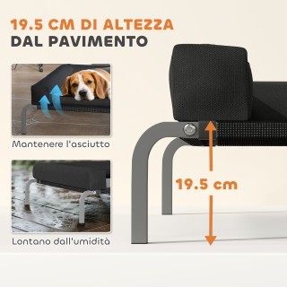 PawHut Υπερυψωμένο Κρεβάτι Σκύλου 110x75x30 εκ. με Μαξιλάρι U, Πολυ... PawHut Υπερυψωμένο Κρεβάτι Σκύλου 110x75x30 εκ. με Μαξιλάρι U, Πολυ...