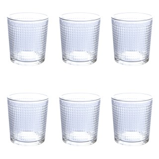 Galileo Σετ 6 ποτήρια 270 ml από διαφανές γυαλί Light Pixel 5910623