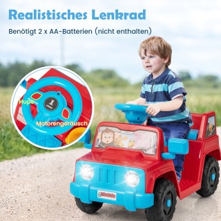 Costway Ηλεκτρικό Παιδικό Όχημα 6V για Μικρά Παιδιά με Ηχητικά Εφέ,...