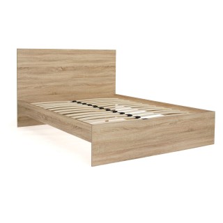 Διπλό Κρεβάτι Oklahoma με Κεφαλάρι & Βάση σε Απόχρωση Οξιάς - 160x2... Διπλό Κρεβάτι Oklahoma με Κεφαλάρι & Βάση σε Απόχρωση Οξιάς - 160x2...