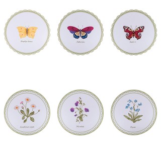 Villa DEste  Σετ 6 τμχ Στρογγυλό σουπλά Botanist 5922741