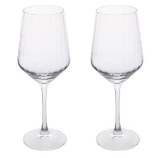 Galileo Σετ 2 ποτήρια κρασιού 510 ml από γυαλί με κάθετες ρίγες Opt... Galileo Σετ 2 ποτήρια κρασιού 510 ml από γυαλί με κάθετες ρίγες Opt...