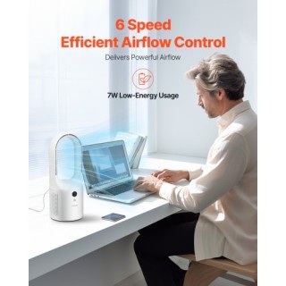 VEVOR Φορητός Ανεμιστήρας Χωρίς Λεπίδες 12.99 6 Ταχυτήτων για Υπνοδ... VEVOR Φορητός Ανεμιστήρας Χωρίς Λεπίδες 12.99 6 Ταχυτήτων για Υπνοδ...
