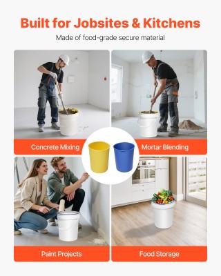 VEVOR Ανθεκτικά Σιλικονούχα Επαναχρησιμοποιήσιμα Ενθέματα Κουβά για...