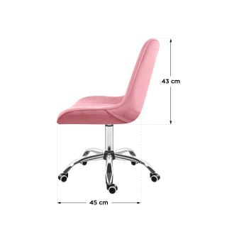 MarkAdler Περιστρεφόμενη Καρέκλα Future 3.5 Ροζ 5903796019605 MarkAdler Περιστρεφόμενη Καρέκλα Future 3.5 Ροζ 5903796019605
