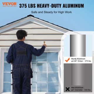 VEVOR Τηλεσκοπική Σκάλα Επέκτασης 12.5FT σε Σχήμα Α με Μπάρα Σταθερ... VEVOR Τηλεσκοπική Σκάλα Επέκτασης 12.5FT σε Σχήμα Α με Μπάρα Σταθερ...
