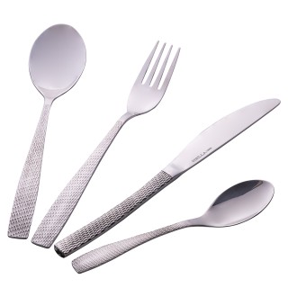 Galileo Σετ 16 μαχαιροπίρουνα από ανοξείδωτο ατσάλι, ασημί γυαλιστε...