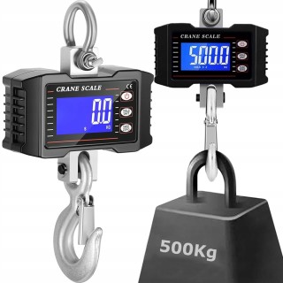 Verk Group Ψηφιακή Κρεμαστή Ζυγαριά με Οθόνη LCD - Φορτίο έως 500Kg...