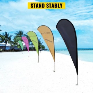 Διαφημιστικός Ιστός VEVOR, Σετ 10 Σημαιών με Αιχμή Εδάφους, 16 ft Ι... Διαφημιστικός Ιστός VEVOR, Σετ 10 Σημαιών με Αιχμή Εδάφους, 16 ft Ι...