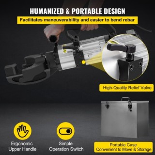 VEVOR Ηλεκτρική Υδραυλική Μηχανή Κάμψης Οπλισμού 1500W έως 25mm ST... VEVOR Ηλεκτρική Υδραυλική Μηχανή Κάμψης Οπλισμού 1500W έως 25mm ST...