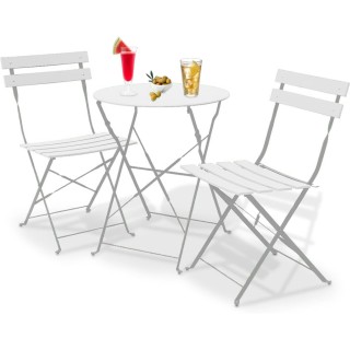 Shally Dogan Σετ 3 Τεμαχίων Κήπου Τραπεζάκι με 2 Καρέκλες Μπιστρό Λ...