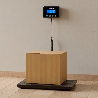 VEVOR Ψηφιακή Ζυγαριά Αλληλογραφίας 300kg με Κράτηση/Απόβαρο και LC...