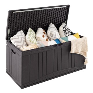 Costway Κουτί Αποθήκευσης Κήπου 300L HDPE με Αεριοπνευματικά Ελατήρ... Costway Κουτί Αποθήκευσης Κήπου 300L HDPE με Αεριοπνευματικά Ελατήρ...