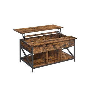 VASAGLE Τραπέζι Καφέ Βιομηχανικού Στυλ με Ανασηκούμενη Επιφάνεια 10... VASAGLE Τραπέζι Καφέ Βιομηχανικού Στυλ με Ανασηκούμενη Επιφάνεια 10...