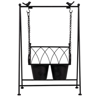 Galileo Κρεμαστή βάση γλάστρας σε μέταλλο 40x30x61 εκ Est 5921988 Τ...