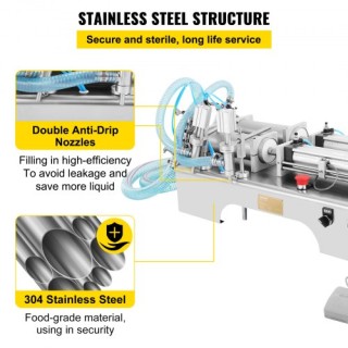 VEVOR Πνευματική Μηχανή Γεμίσματος Υγρών 100-1000ml με Δύο Ακροφύσι... VEVOR Πνευματική Μηχανή Γεμίσματος Υγρών 100-1000ml με Δύο Ακροφύσι...