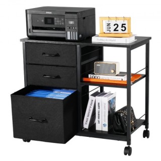 VEVOR Περιφερειακή Μεταλλική Ντουλάπα 75 x 40 x 68 cm με 3 Υφασμάτι...