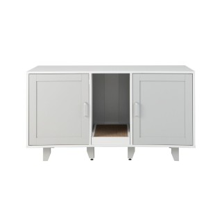 Costway  Πολυλειτουργικό Έπιπλο Γάτας με Κρυφή Τουαλέτα και Ξύστρα ...