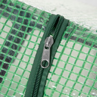 Θερμοκήπιο Outsunny Garden με κάλυμμα PE, Stakes και Extended Edges... Θερμοκήπιο Outsunny Garden με κάλυμμα PE, Stakes και Extended Edges...