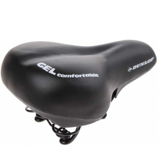 DUNLOP Σέλα Ποδηλάτου Gel για Mountain Bike, Καθολική, Μαύρη 02822850 DUNLOP Σέλα Ποδηλάτου Gel για Mountain Bike, Καθολική, Μαύρη 02822850