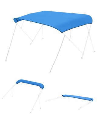 VEVOR Ανταλλακτικό Κάλυμμα Bimini Top 4 Τόξων, 244 cm, 600D, Αδιάβρ...