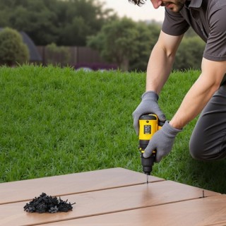 VEVOR Κρυφοί Συνδετήρες Δαπέδου με Βίδες για 6.5 mm Κενά, Μαύροι YB...