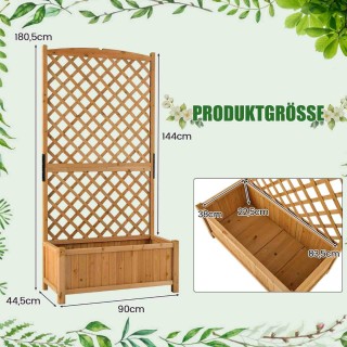 Costway Υψηλό κήπο με φυτευτήρι, σκαλωσιά & τρύπες αποστράγγισης Π... Costway Υψηλό κήπο με φυτευτήρι, σκαλωσιά & τρύπες αποστράγγισης Π...