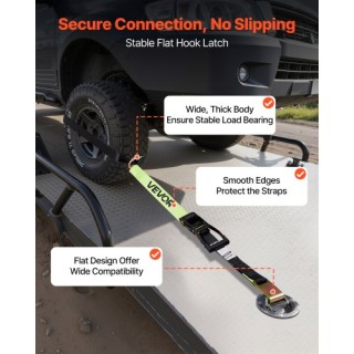 VEVOR Σετ Δεσίματος Τροχών/Ελαστικών για Τρέιλερ - Αντοχή 4540 kg, ...