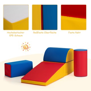 Costway Σετ παιχνιδιού αφρού για αναρρίχηση και μπουσούλημα παιδιών...