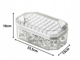 Verk Group Θήκη Πάγου για 50 Κύβους με Δοχείο, Κουμπιά και Κουτάλα ...